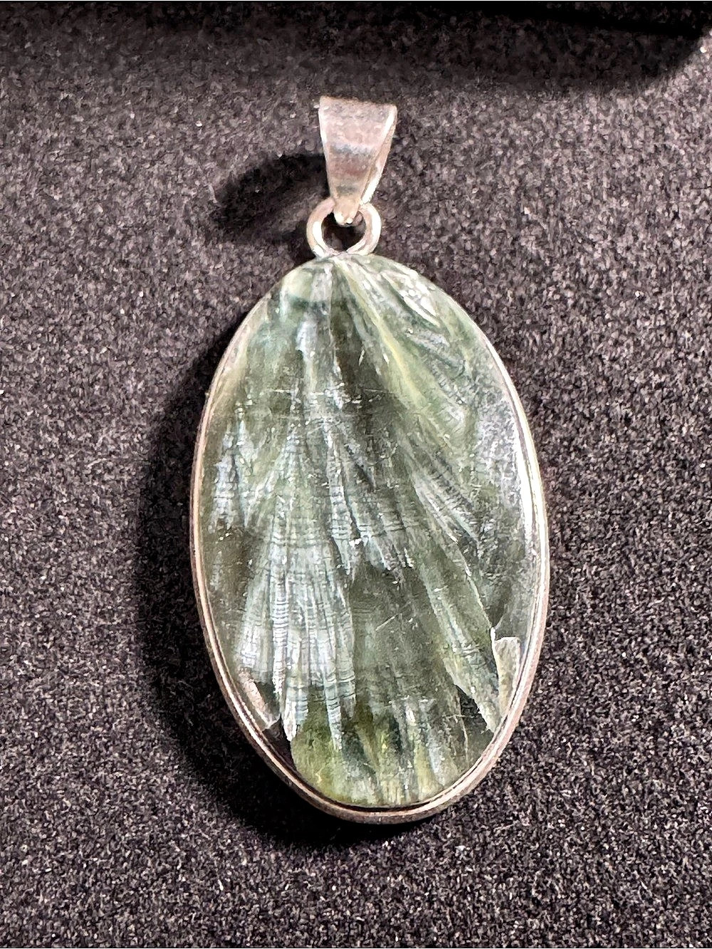 Green Stone Pendant 925